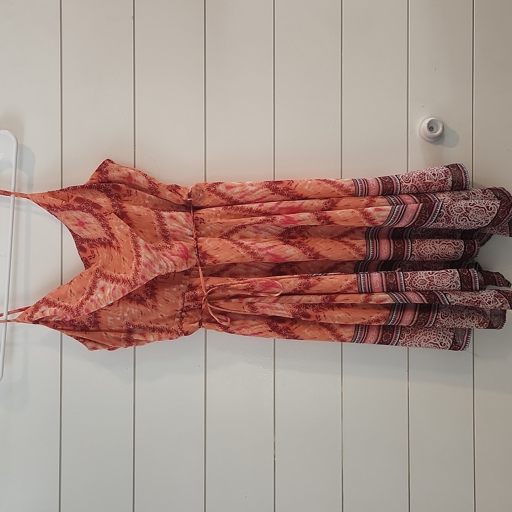 Orange sundress by emerald sundae